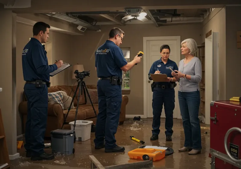 Water Damage Assessment and Insurance Documentation process in New Braunfels, TX