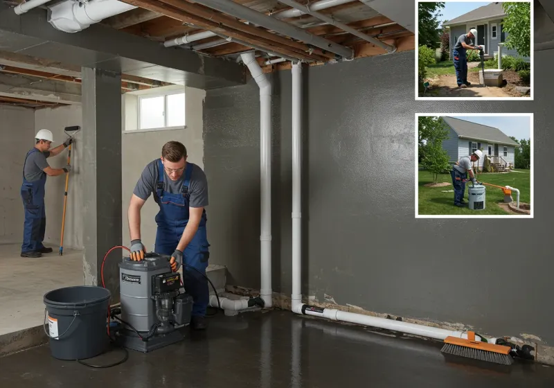 Basement Waterproofing and Flood Prevention process in New Braunfels, TX